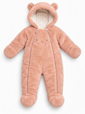First Impressions Pink Bear Footie Size 3M NWT